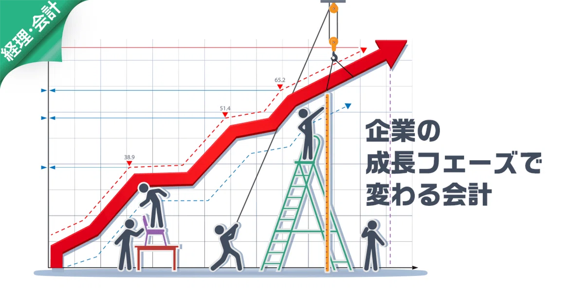 企業フェーズで変わってくる会計を柔軟に考える